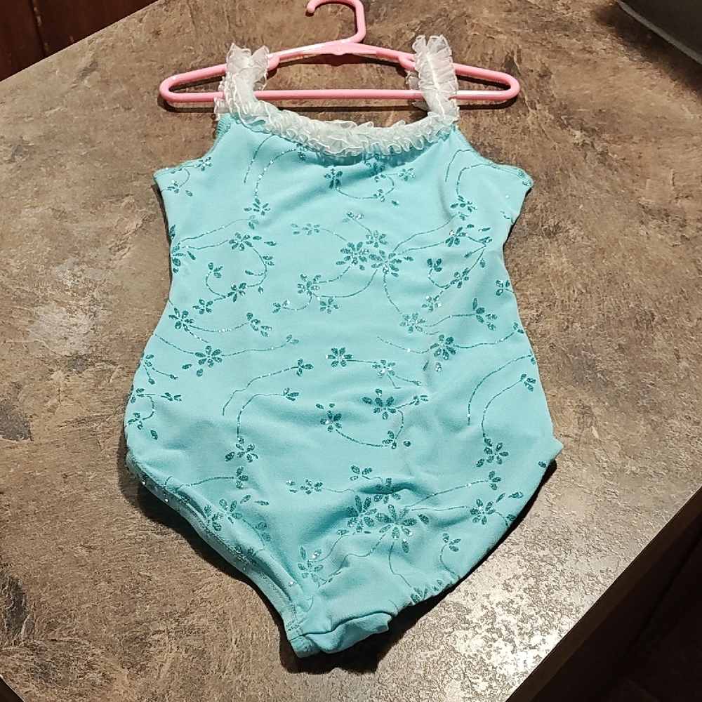 Turquoise Floral Kids Costume